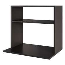 Suporte Micro-Ondas Forno Armário Aéreo 60cm 1 Prateleira Aura M24 Preto - Mpozenato