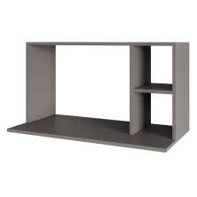 Suporte Micro-Ondas Forno Armário Aéreo 80cm 2 Prateleiras Maya M24 Grafite - Mpozenato