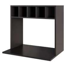 Suporte Micro-Ondas Forno Armário Aéreo com Adega 60cm Lótus M24 Preto - Mpozenato