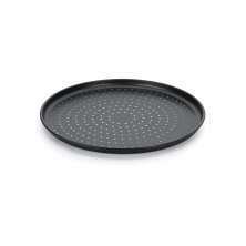 Forma para Pizza com Furos New Wave Preta 36 cm