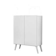 Aparador Buffet 2 Portas Retrô Veneza Multimóveis V3609 Branco