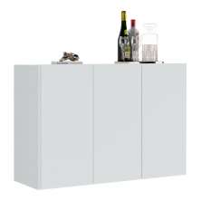 Aparador Buffet 3 Portas Suspenso Veneza Multimóveis V1008 Branco