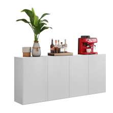 Aparador Buffet 4 portas Veneza Multimóveis V3555 Branco