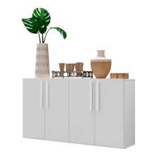 Aparador Buffet 4 portas Viena Multimóveis V3604 Branco