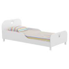 Cama Solteiro com Colchão Incluso 88 x 188 cm 100% MDF Realeza Multimóveis FG2320 Branco
