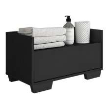 Gabinete Armário Banheiro 80cm Multimóveis V5001 Preto