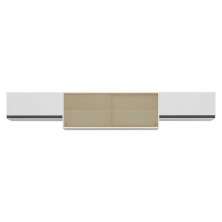 Kit 3 Armários de Cozinha Aéreos 4 Portas Veneza Multimóveis MP2152 Branco/Preto
