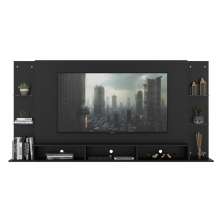 Painel com Suporte para TV até 65" Multimóveis Nairóbi Plus FG3356 Preto