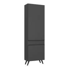 Paneleiro 2 Portas 62cm Veneza Multimóveis V3746 Preto