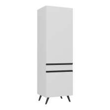 Paneleiro 2 Portas Veneza Multimóveis MP3739.964 Branco/Preto