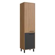 Paneleiro 55cm com 2 Portas Havana Multimóveis CR20313 Rovere/Grafite