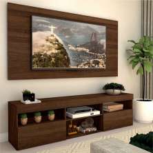 Rack com painel para TV até 65 polegadas e 2 portas Toronto Multimóveis Duna