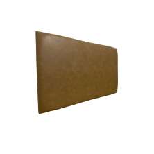 Cabeceira Estofada King 1 Bloco Não é Segredo Esmeralda Marrom 195x60