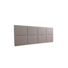 Cabeceira Estofada Queen 8 Blocos Não é Segredo Courvin Marrom Claro 160x60
