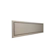 Cabeceira Estofada Queen Tachas Não é Segredo Linho Cru 160x60