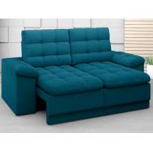 Sofá Confort  1,80m Assento Retrátil e Reclinável Velosuede Royal - NETSOFAS