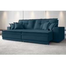 Sofá Palermo 2,80m Retrátil e Reclinável Velosuede Royal - NETSOFAS 