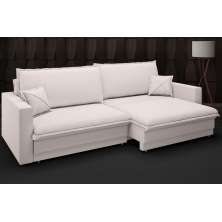 Sofá Tango 1,80m sem caixa, Retrátil e Reclinável Velosuede Areia - NETSOFAS