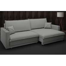 Sofá Tango 2,00m sem caixa, Retrátil e Reclinável Velosuede Grafite - NETSOFAS