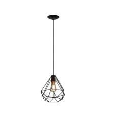 Pendente Aramado Aquarius Preto 1 Lamp - Nacional Iluminação