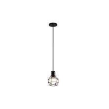 Pendente Aramado Venus Preto 1 Lamp - Nacional Iluminação