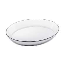 Assadeira Oval Pequena Marinex Transparente