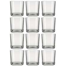 Jogo de 12 Copos de Vidro para Whisky Bar Rocks 265ml Nadir