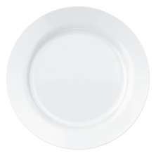 Prato Raso Menu Branco 24 cm