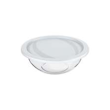 Tigela Redonda com Tampa Plus Transparente 0,5 L