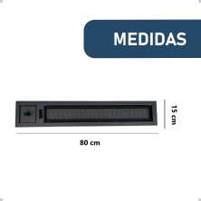 Lareira A Gás Interna Gás Natural Decoração Sala 80cm