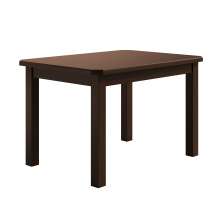 Mesa De Madeira Castanho Maciça 120x88 Para Cozinha Sala Jantar Sfa