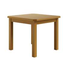 Mesa Quadrada Mel De Madeira Maciça Pinus 88x88 Para Cozinha Sala De Jantar Sfa