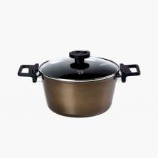 Caçarola 20cm/2,2L - Indução com Revestimento Cerâmico - Reverse - Neoflam - Cor Ouro Velho