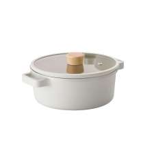 Caçarola 24cm/3,6L - Indução com Revestimento Cerâmico - FIKA - Neoflam - Cor Pérola