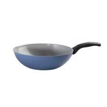 Frigideira Neoflam Wok reverse , alumínio forjado com revestimento cerâmico, Cor Azul 30cm./4,5L