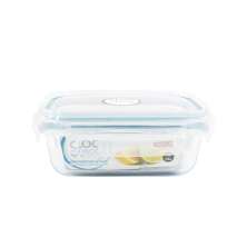 Pote de Vidro - Hermético - Retangular - Cloc Glass - Neoflam - 370ml