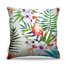 Almofada 40 x 40cm Nerderia e Lojaria flamingo pink colorido
