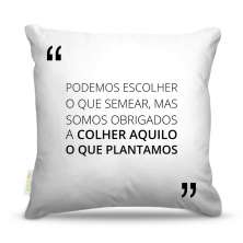 Almofada 40 x 40cm Nerderia e Lojaria frases disperdicar colorido