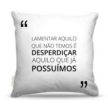Almofada 40 x 40cm Nerderia e Lojaria frases montanha colorido