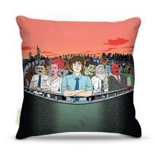 Almofada 40 x 40cm Nerderia e Lojaria ugly americans02 colorido