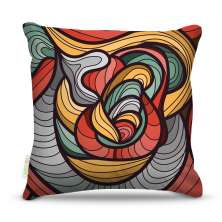 Almofada 45 x 45cm  Nerderia e Lojaria caracol colors colorido