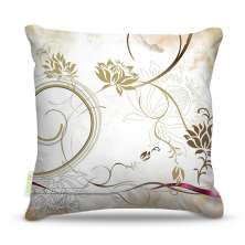 Almofada 45 x 45cm  Nerderia e Lojaria gold flower colorido