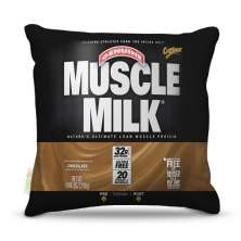Almofada 45 x 45cm  Nerderia e Lojaria whey musclemilk colorido