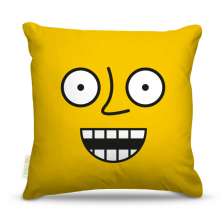 Almofada Amarelo Sorridente 45X45Cm