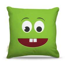 Almofada Carinha Verde Bandeira 45X45Cm