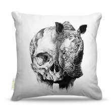 Almofada Caveira Rhino 45X45Cm