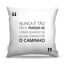 Almofada Frases Caminho 45X45Cm