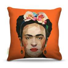 Almofada Frida Geometrica Laranja 45X45Cm