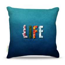 Almofada Life Goes 45X45Cm