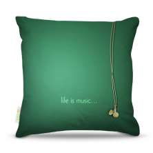 Almofada Nerderia Life Is Music